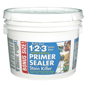 Zinsser 2.5 Gal White Bulls Eye 1-2-3 Water-Based Stain Blocking Primer/Sealer 02025